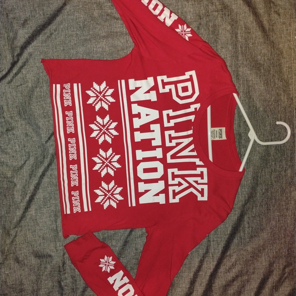 PINK Victoria's Secret Red Top